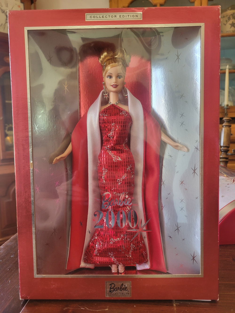 Barbie Collector Edition 2000 Red Sequin Gown Doll, Y2K, NIB